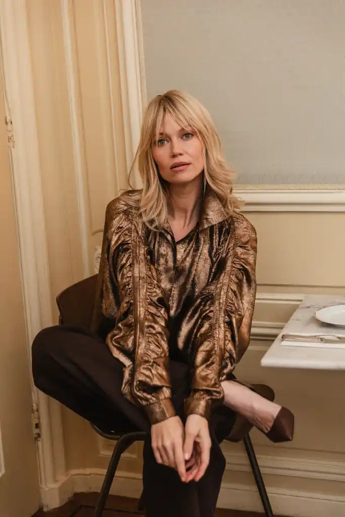 Honnête Atelier blouse Acasia
