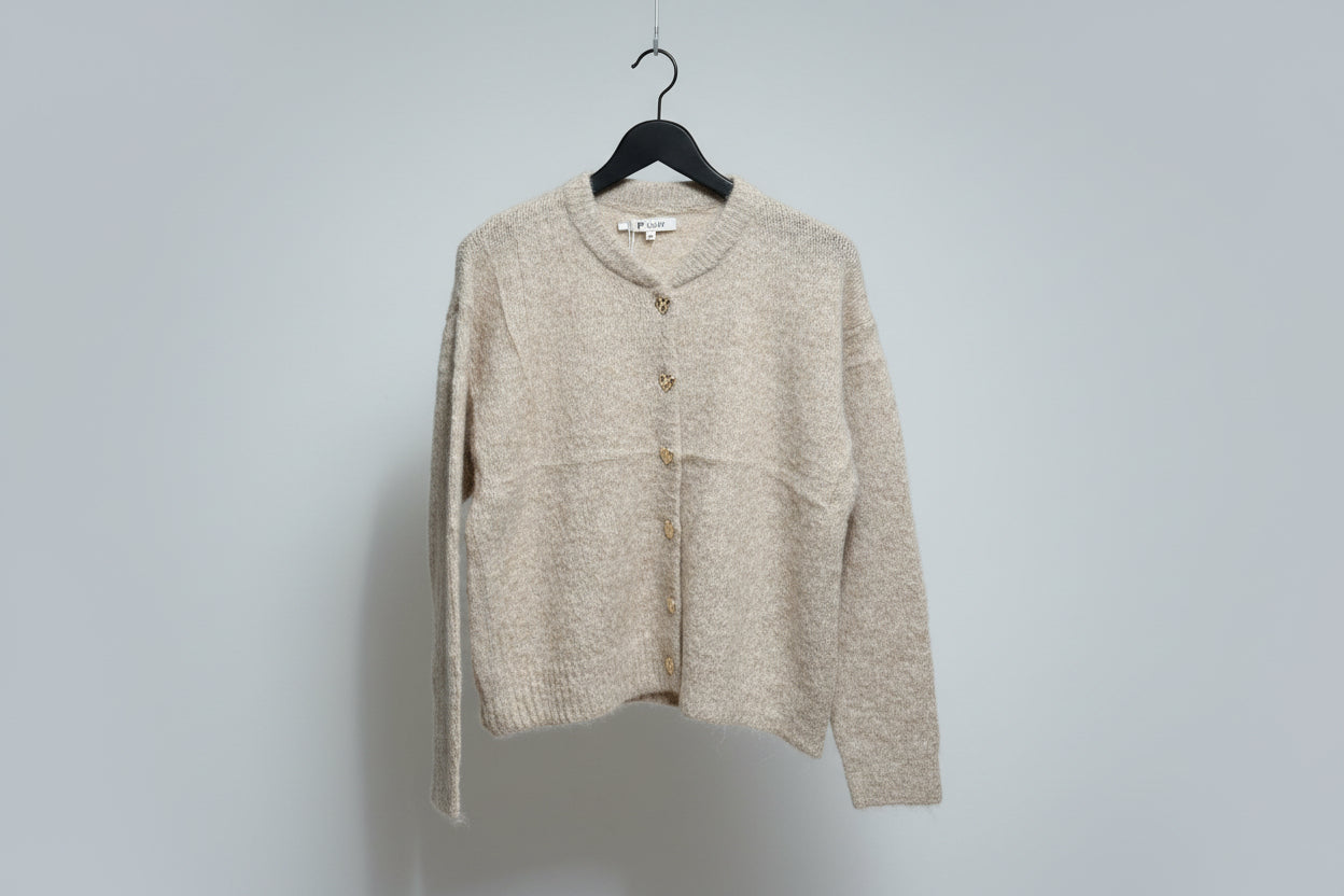 Vest gouden hartjes knopen Cavaleiro