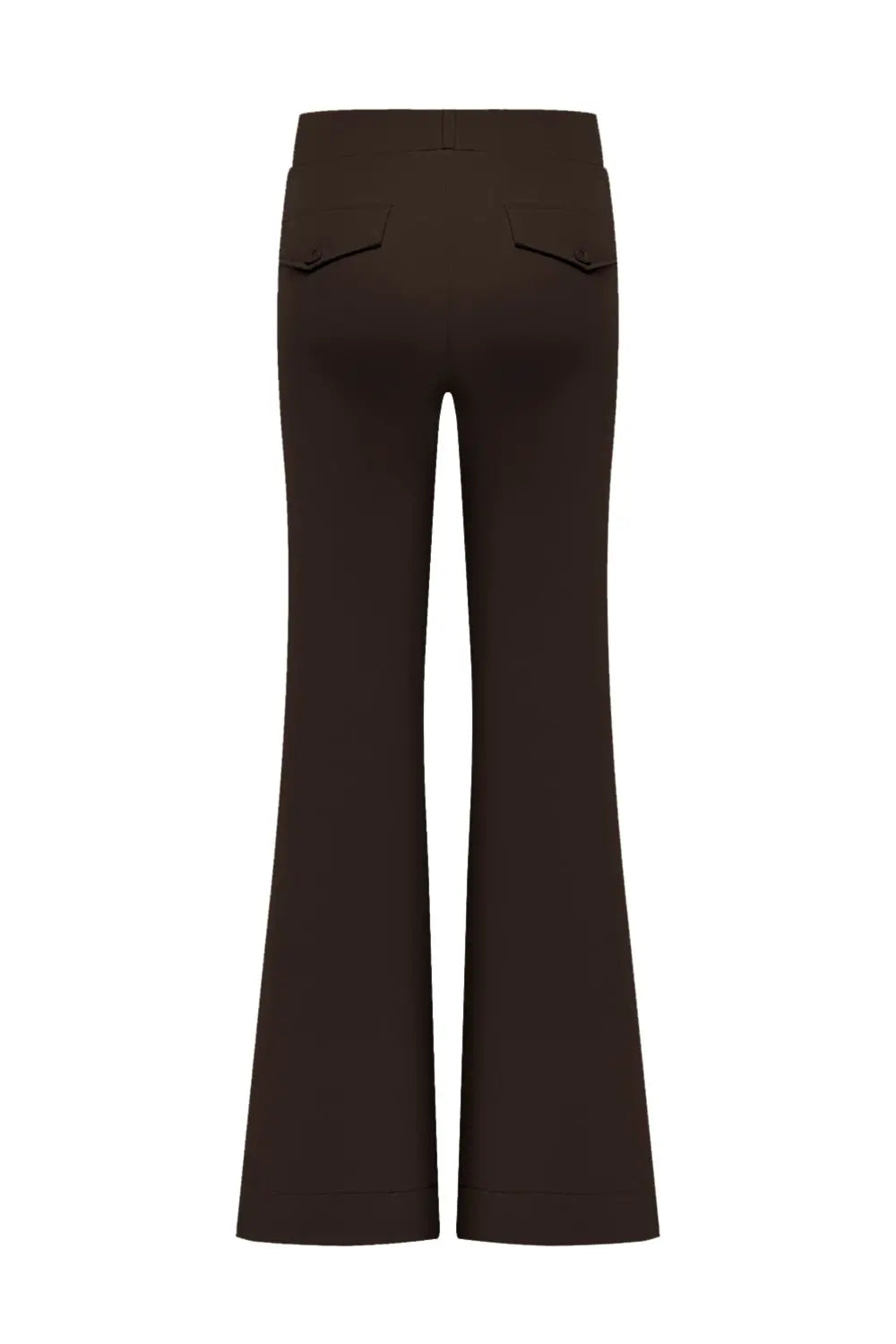 Flared broek, donkerbruin. Cavaleiro