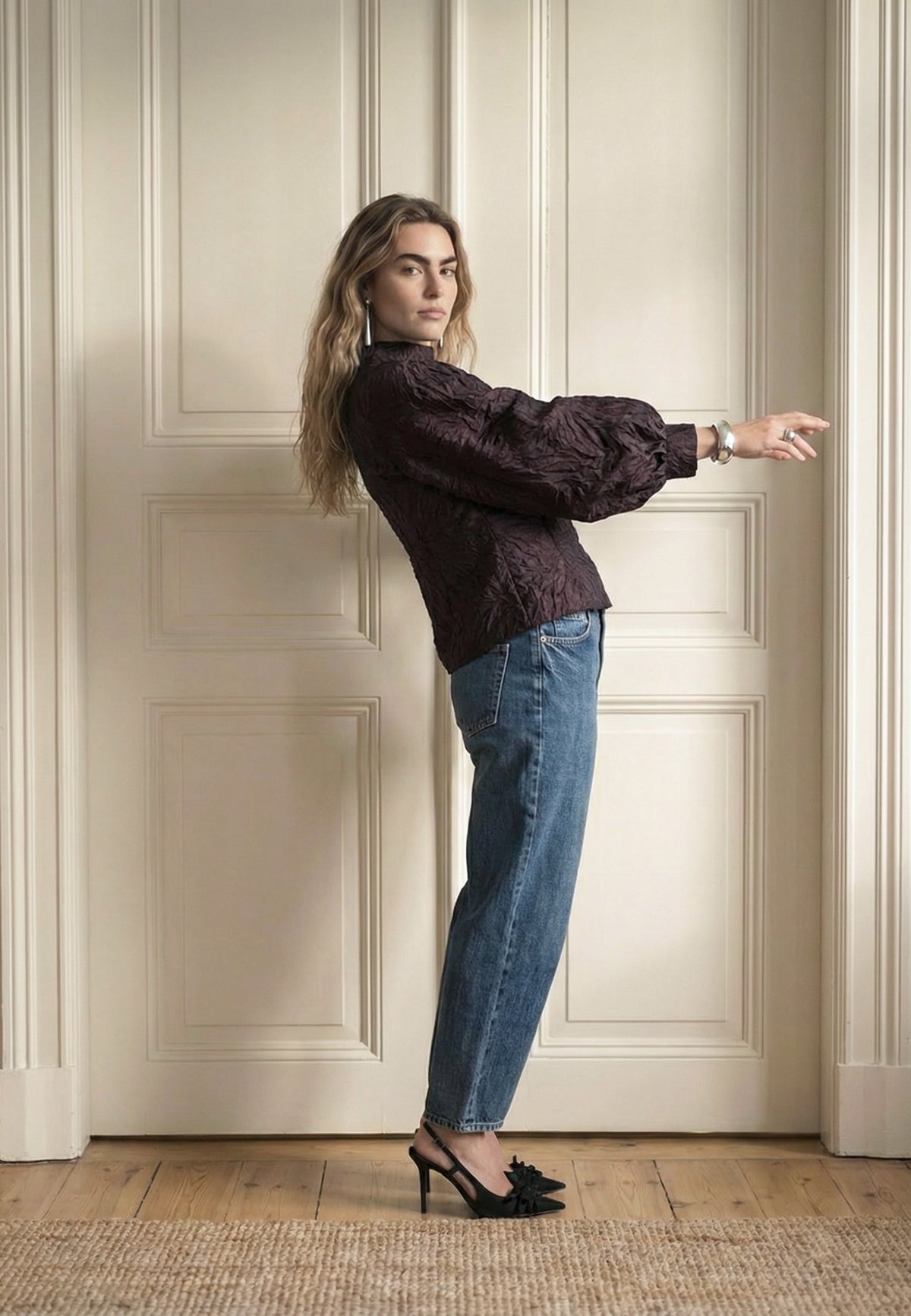 Peppercorn blouse Reese
