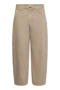 Cream barrel Jeans