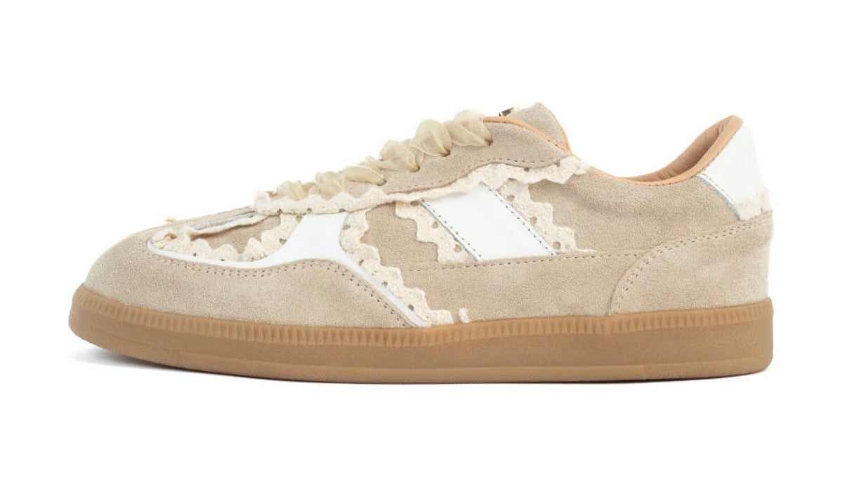Babouche sneaker Nala beige suede