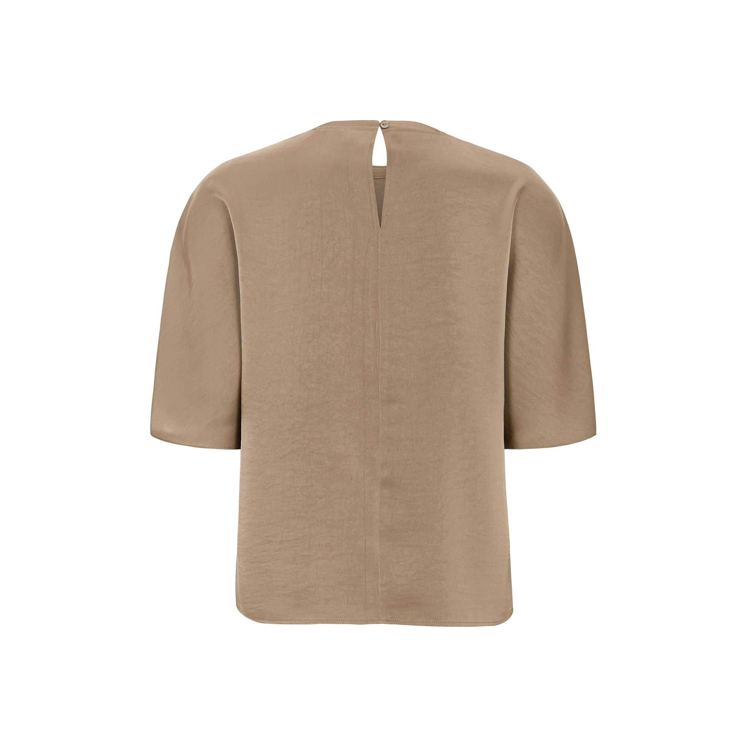 Tooday satijnen blouse zand