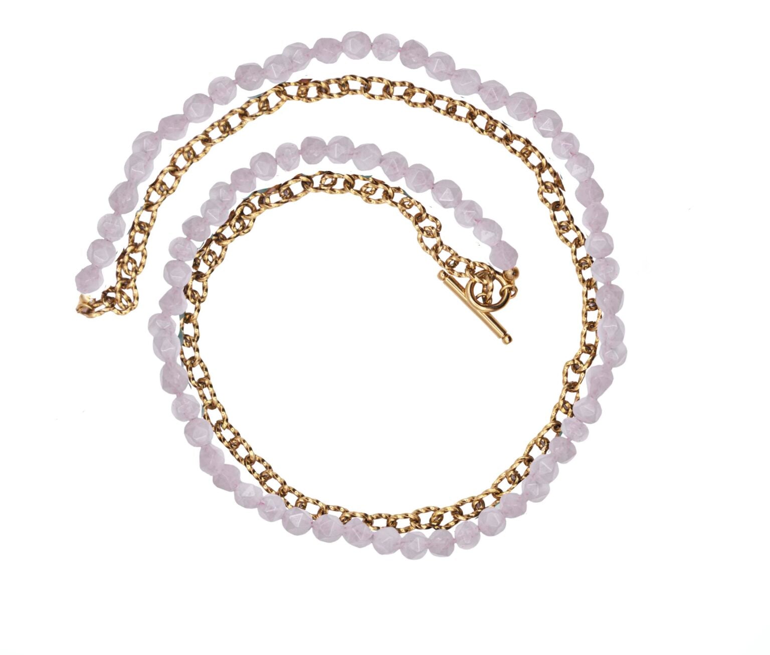 Bauer Basics ketting rozenkwarts