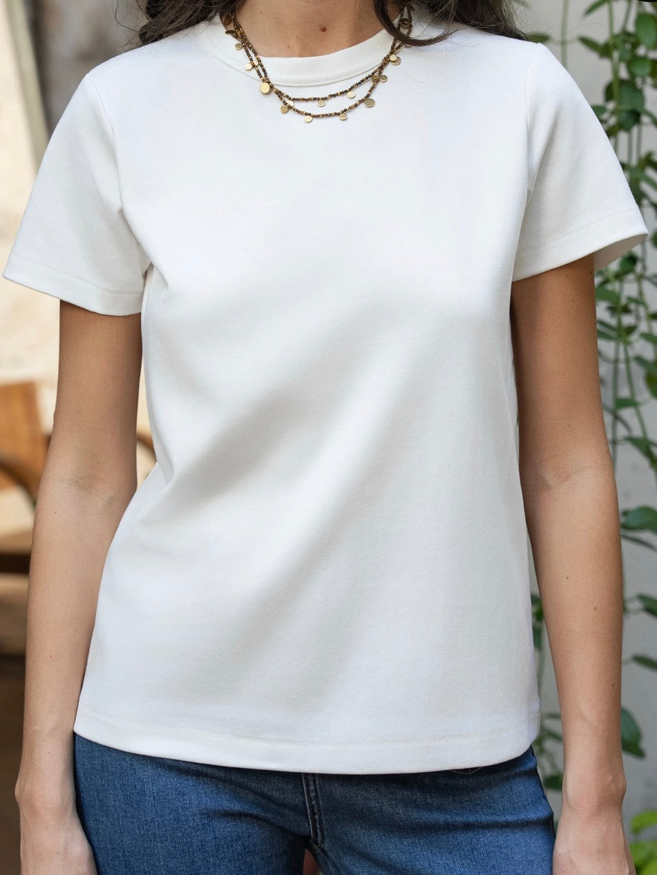 Basis t-shirt katoen