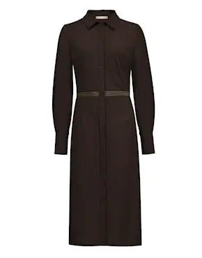 Jurk  met gouden tailleband Cavaleiro