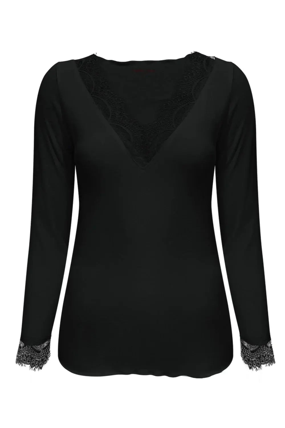 Zachte Cashmere Top met kant Cavaleiro