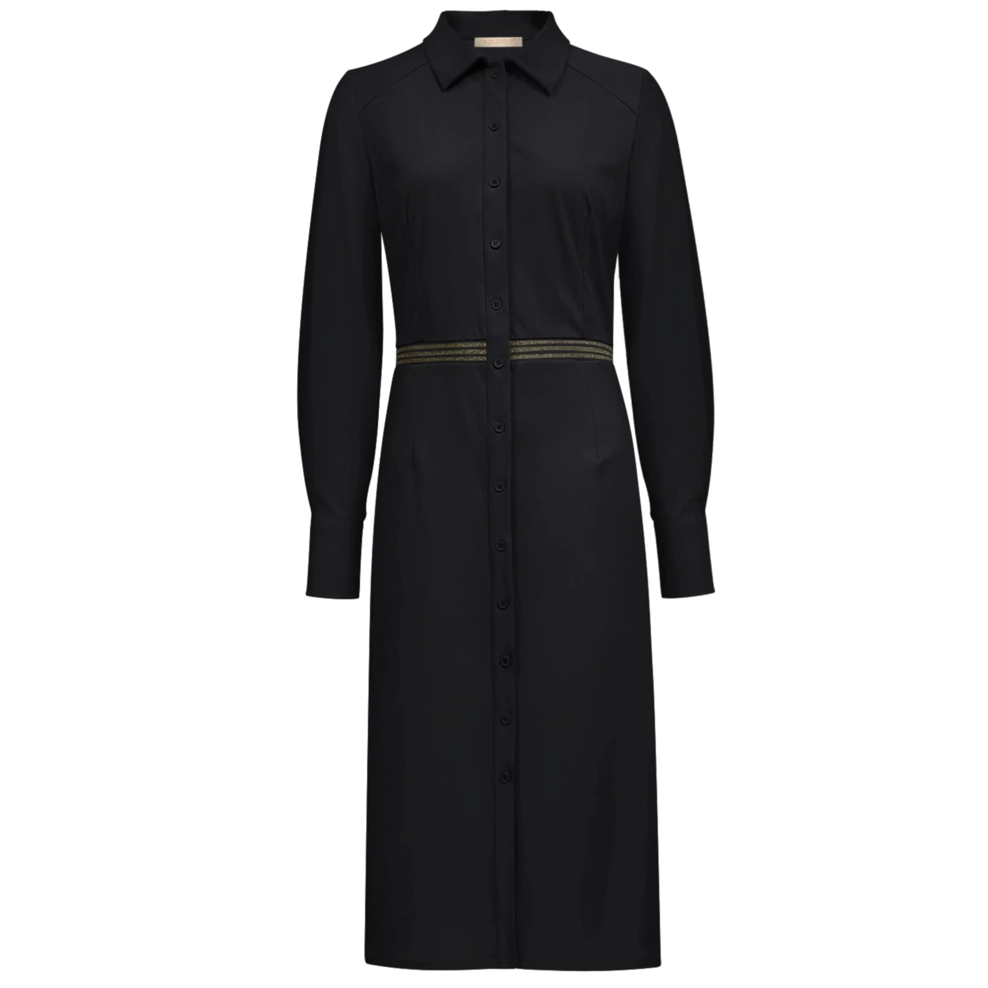 Jurk  met gouden tailleband Cavaleiro