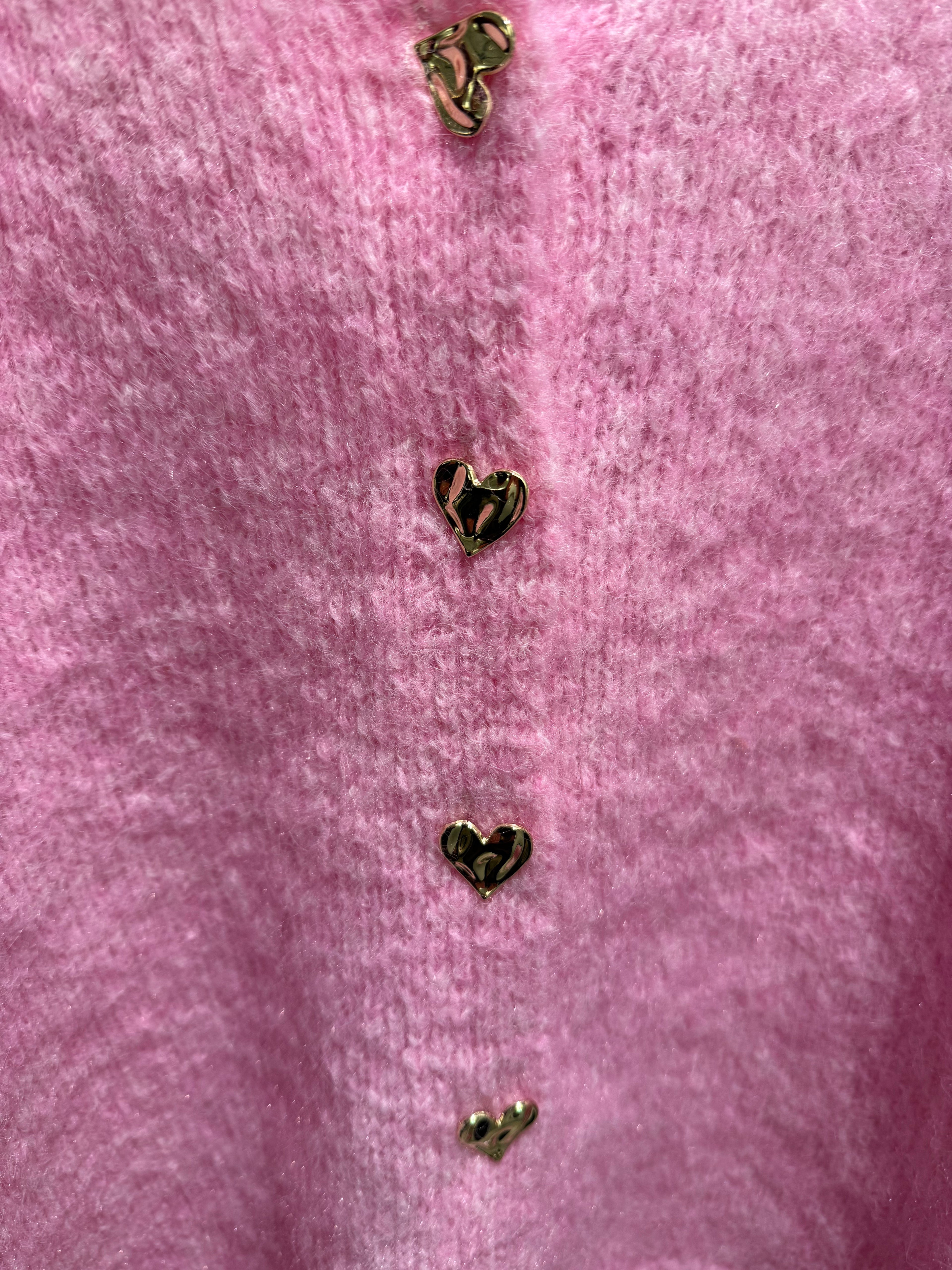 Vest gouden hartjes knopen Cavaleiro