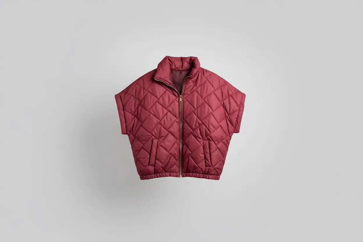 Bodywarmer bruin en bordeaux Cavaleiro