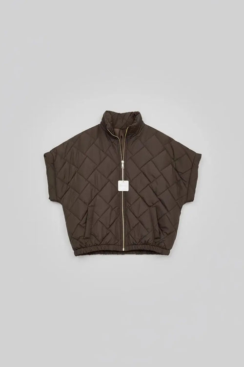 Bodywarmer bruin en bordeaux Cavaleiro