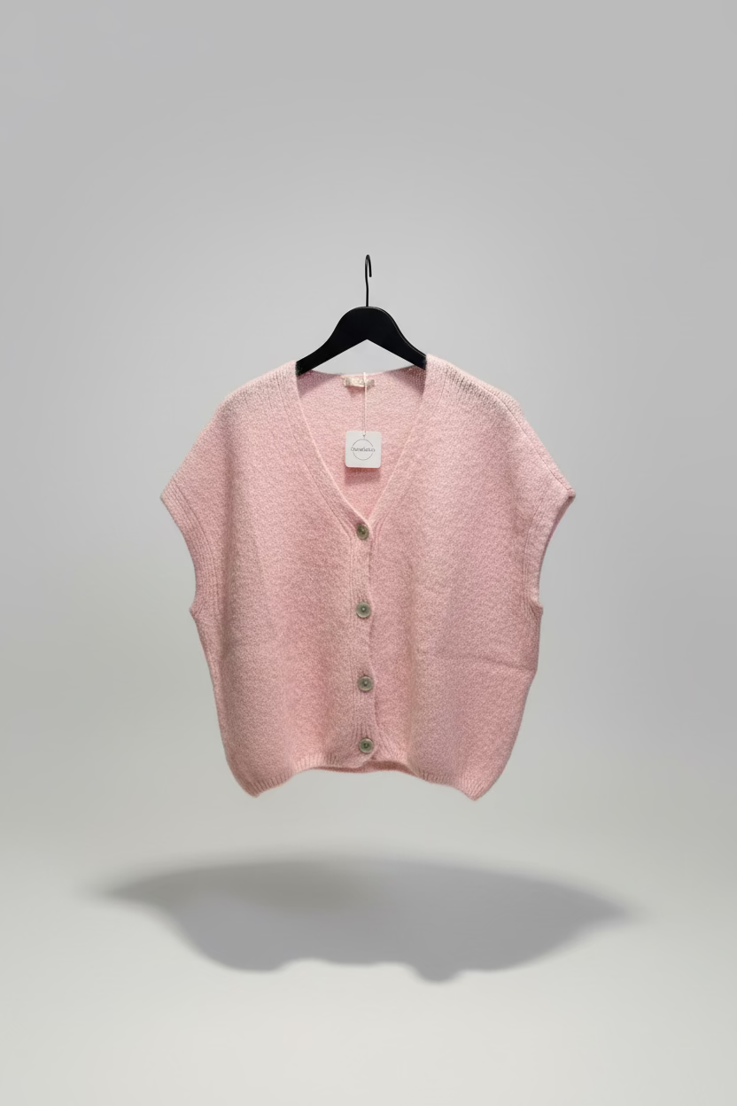 Mouwloos vest alpaca Cavaleiro