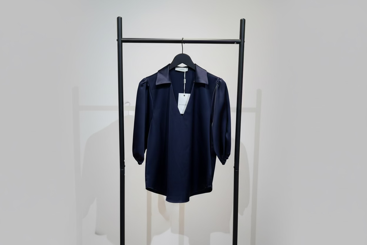 Satijnen blouse