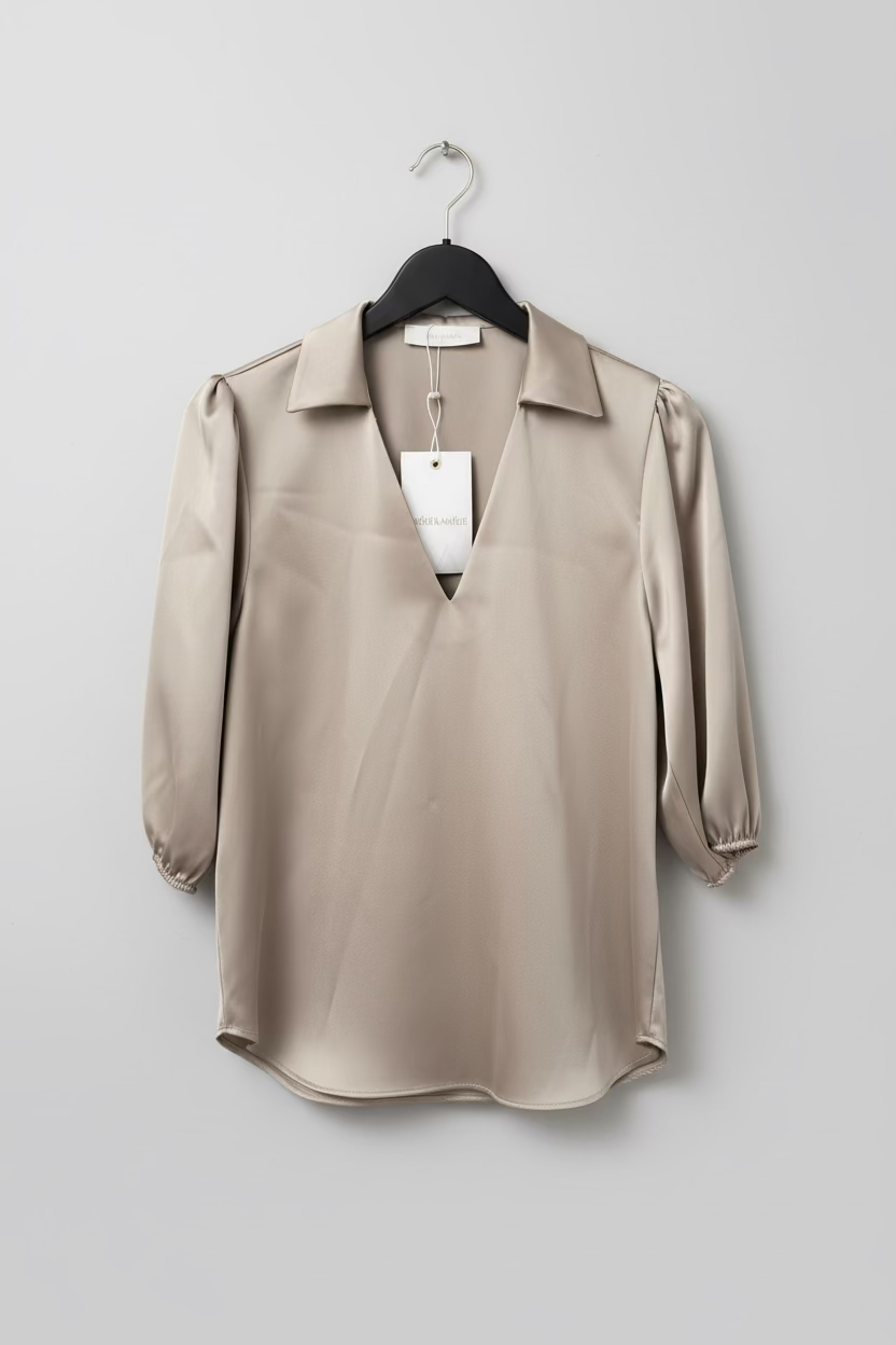Satijnen blouse