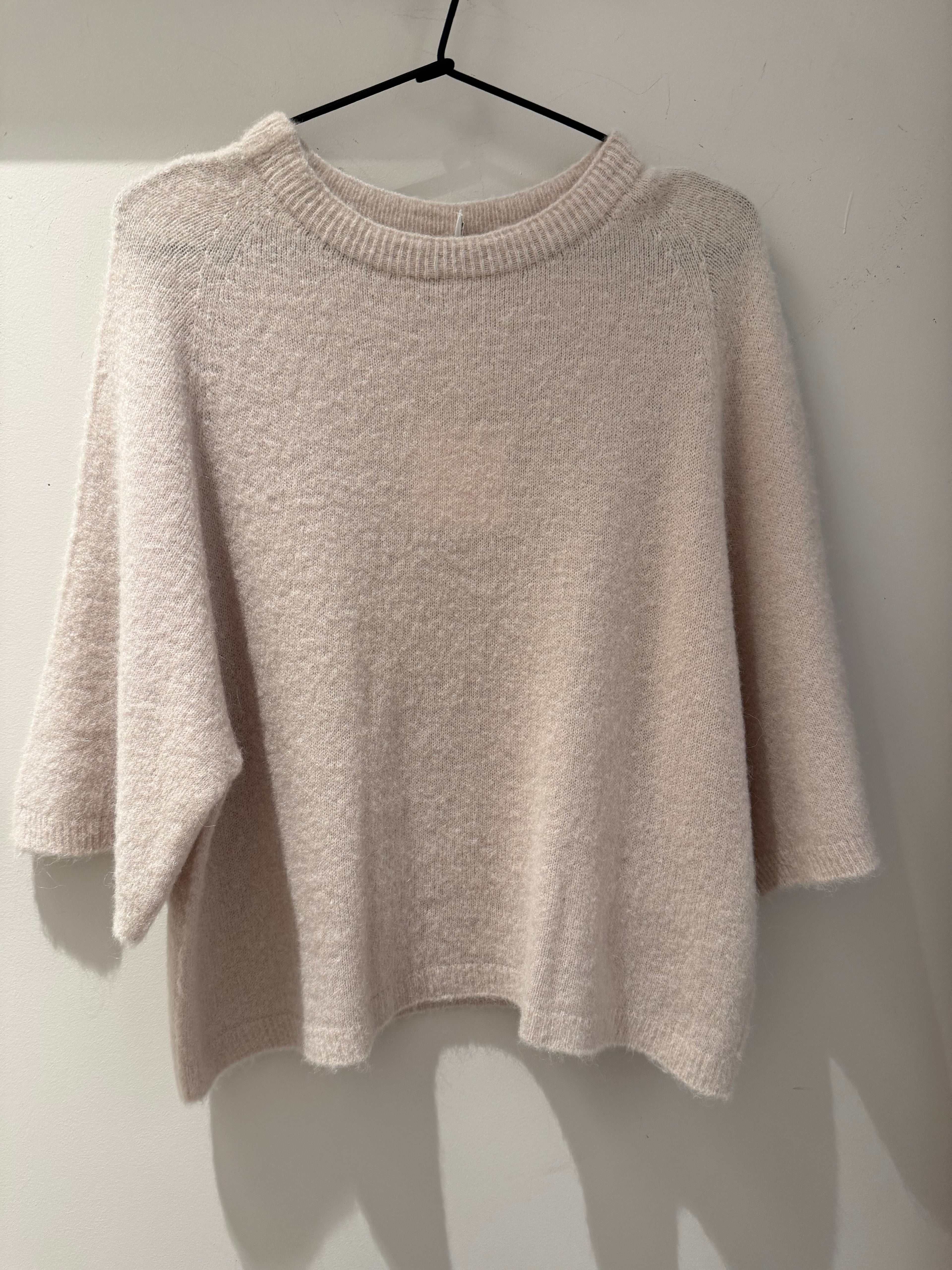 Trui alpaca 3/4 mouw