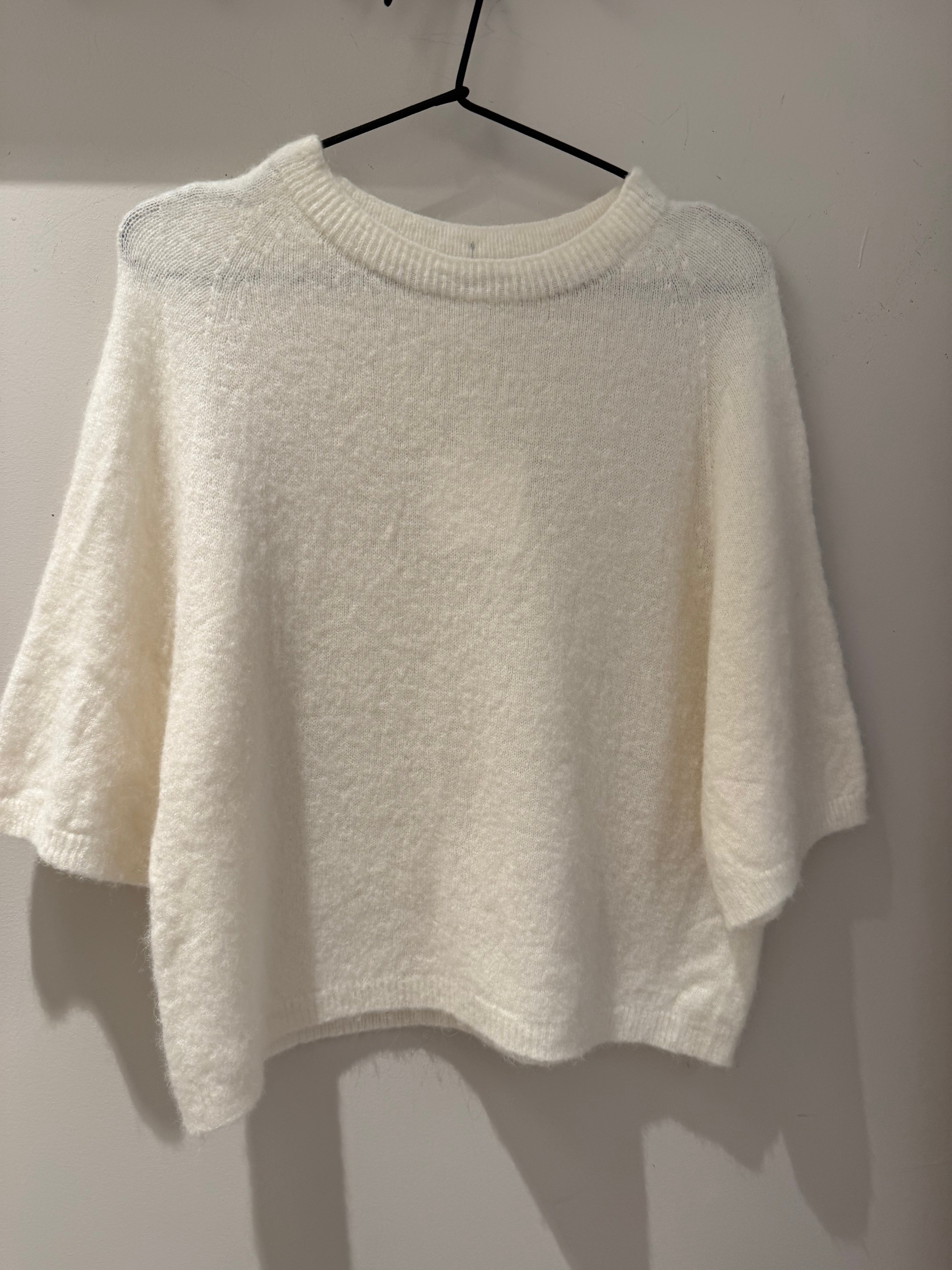 Trui alpaca 3/4 mouw
