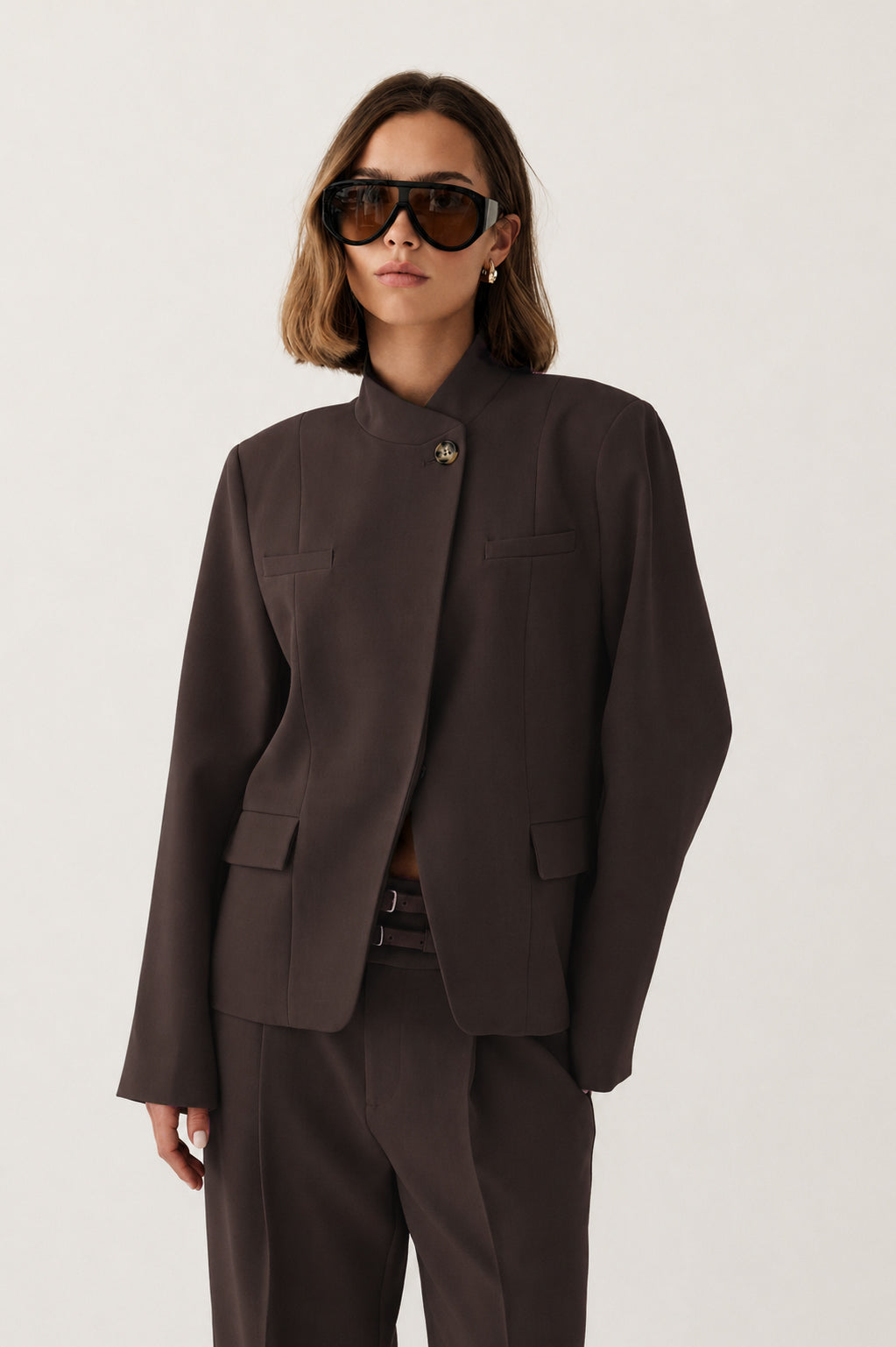 Noelle blazer met knoopsluiting