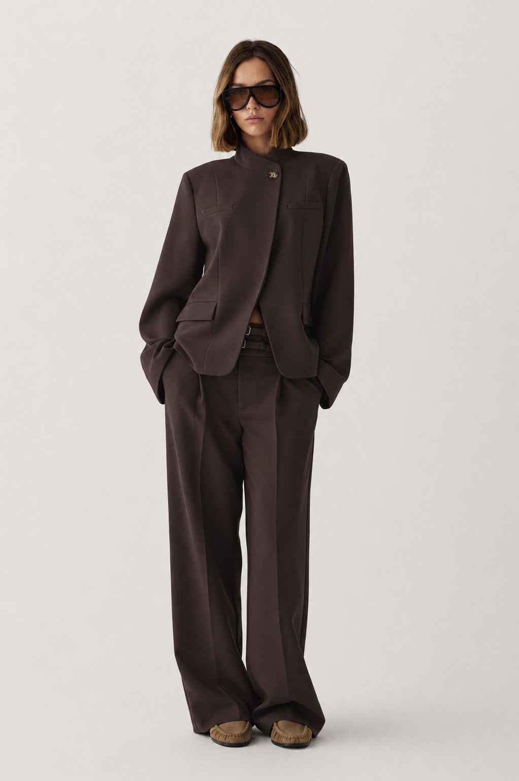 Noelle blazer met knoopsluiting