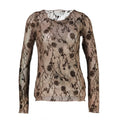 Transparante top rozen