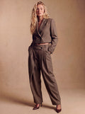 Honnête Atelier broek Artemisia ruit