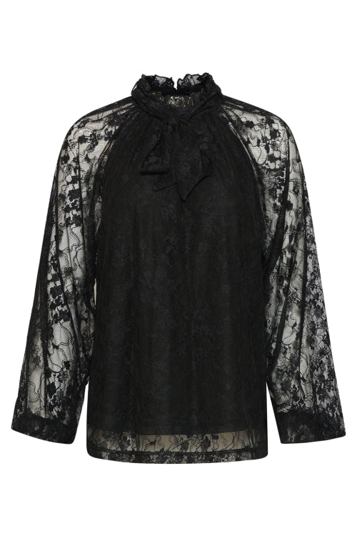 Smashed Lemon blouse kanten mouw